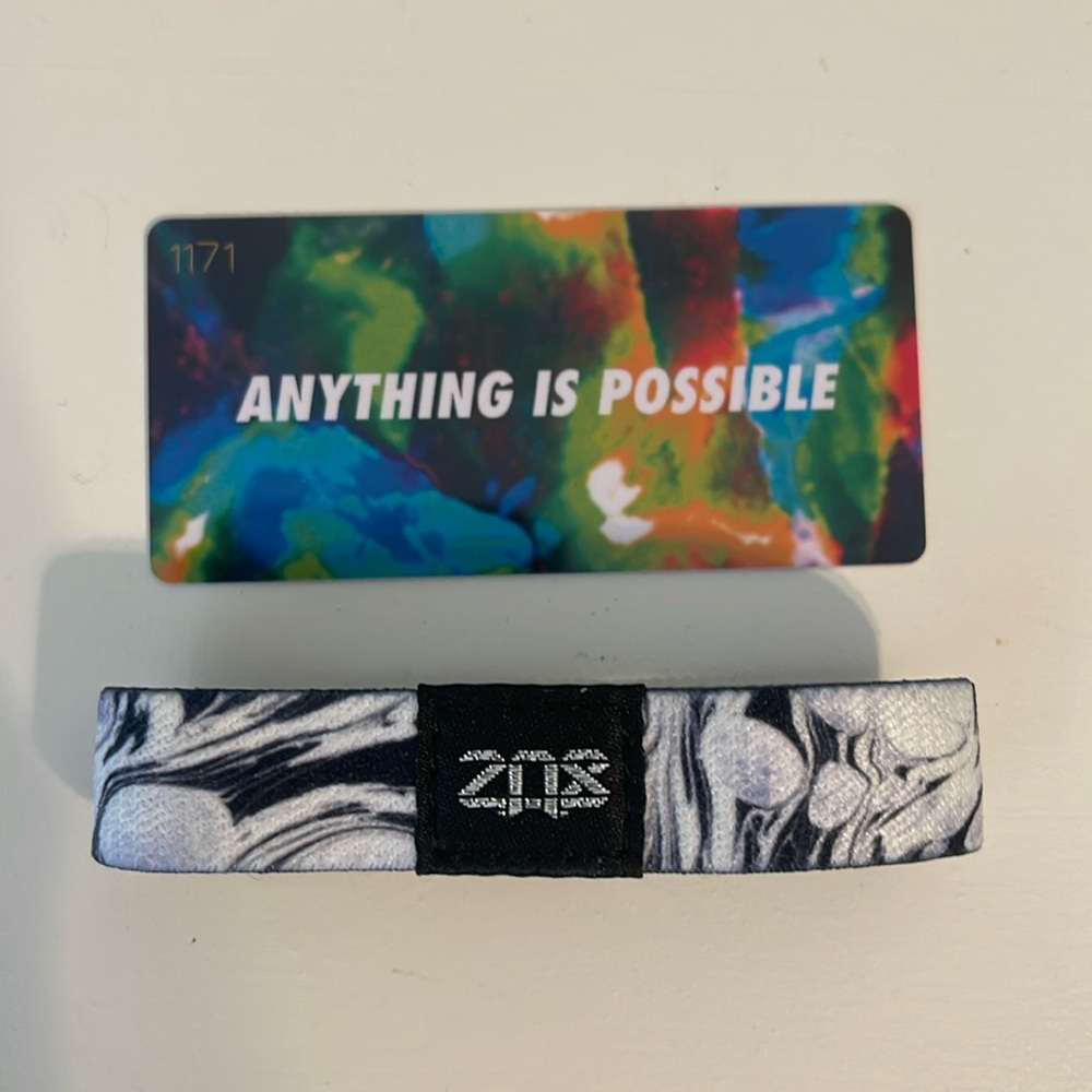 Zox fabric stretch bracelet “Believe in Yourself.”